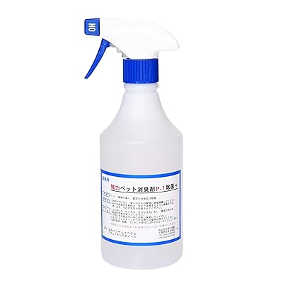 【劇的に消える！】野口商事 強力パワー 消臭剤【ペット用 P-1 スプレー】ペット臭い、糞尿アンモニア臭の除去 無香料【消臭をあきらめないで！】500ml