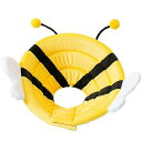 KALOLINNA 猫 犬 エリザベスカラー 布製 ミツバチの形 柔らかい可愛い 傷口保護 引っ掻き防止 手術後の傷なめ防止 軽量 通気性 (s)