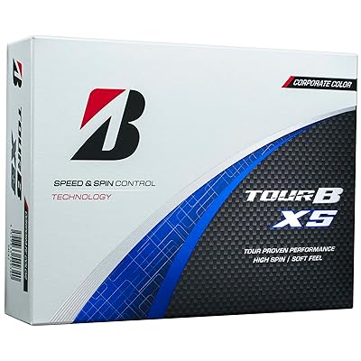 Bridgestone GOLF ゴルフボール TOUR B XS 2024年モデル コーポレートカラー 1ダース[12個入り]