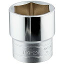 京都機械工具(KTC) ソケット 6角 B424 対辺寸法:24×差込角:12.7×全長:36mm