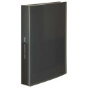 コクヨ(KOKUYO) ファイル クリヤーブック グラッセル 固定式 A4 100枚 ブラック ラ-GL100D