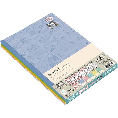 ナカバヤシ スイング・ロジカルノート 5冊パック セミB5 A罫 ミッキー&フレンズ ノS-141A-5P