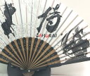 【侍/SAMURAI】【夏用シルク扇子】【ゆうパケット○】海外お土産にもお勧め!(4)