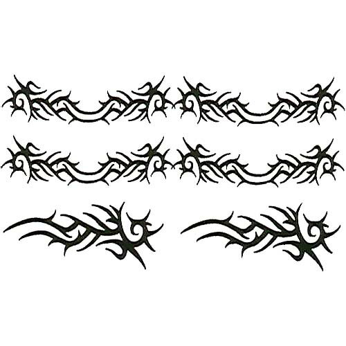 「トライブ・中」【PaperTattoo・中】【祭化粧】(簡易入れ墨)【17.5cm×10cmのレギュラーサイズ!】 「トライブ・中」【PaperTattoo・中】【祭化粧】(簡易入れ墨)【17.5cm×10cmのレギュラーサイズ!】