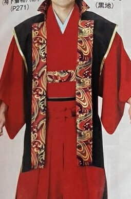 陣羽織 黒地 戦国陣羽織【日本舞踊】【時代衣裳束】【時代装束】黒系 波 陣羽織 黒地 戦国陣羽織【日本舞踊】【時代衣裳束】【時代装束】黒系 波