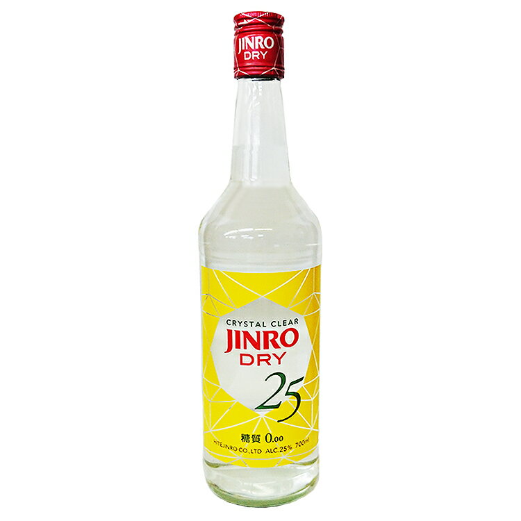 【JINRO】 ジンロドライ700mlx5本　韓国お酒　焼酒　韓国眞露　眞露ドライ　JINRO DRY　お酒