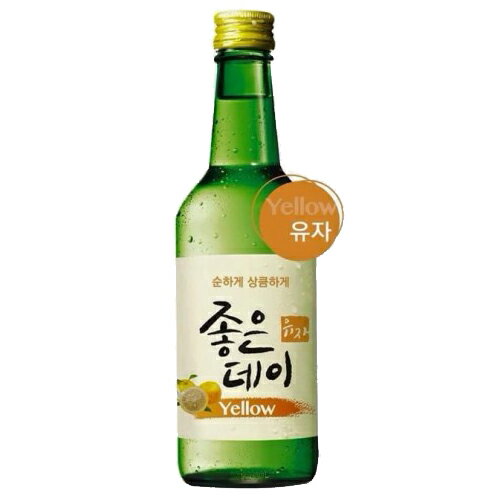 【ムハク】ジョウンディーゆず味13.5°360ml　ゾウンデー　柚子　ゆず　韓国焼酎　焼酎　韓国そじゅ