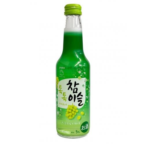 【JINRO】 チャミスル　トクトク　マスカット　5℃　275ml　焼酒　韓国お酒　韓国酒　韓国グルメ　韓国　ソジュ　炭酸酒