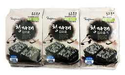 【ボリチョン】味付海苔(8切×8枚×3袋)x5個　韓国のり　海苔　カット海苔　カットのり　お弁当のり　味付けのり