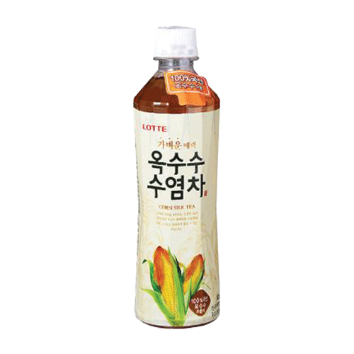 BOX販売【ロッテ】トウモロコシヒゲ茶500ml×24本(1箱)　★地域別送料無料★　とうもろこしひげ茶　韓国お茶　ひげ茶　ダイエット茶　ヘルシー茶のサムネイル