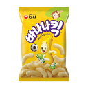 【農心】バナナキック75g「韓国語版」Banana Kick　バナナ風味コーンスナック