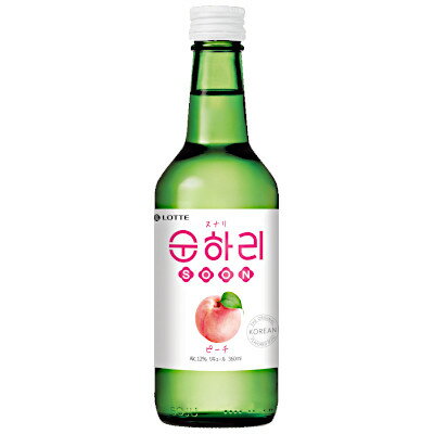 ★特価★送料無料★【LOTTE・ロッテ】スナリ ピーチ味　360ml 12度x20本(1箱)　韓国焼酎　スンハリ　焼酎　韓国お酒　酒　ソジュ