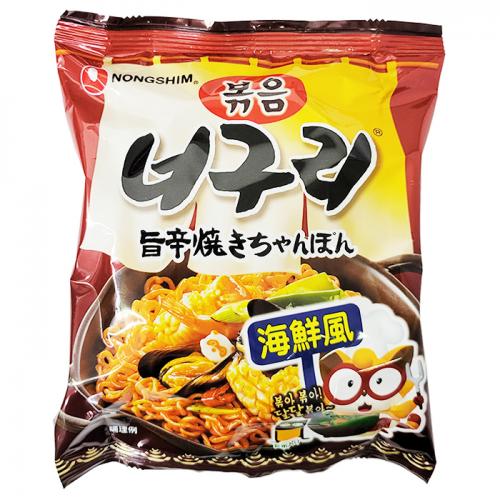 【農心】炒め ノグリ ラーメン 辛口 ポックム ノグリ 137gx32個(1箱) 日本版 韓国ラーメン 簡単食品 袋麺 韓国袋ラーメン 韓国グルメ 韓国食品 炒め麺 おろし 送料無料