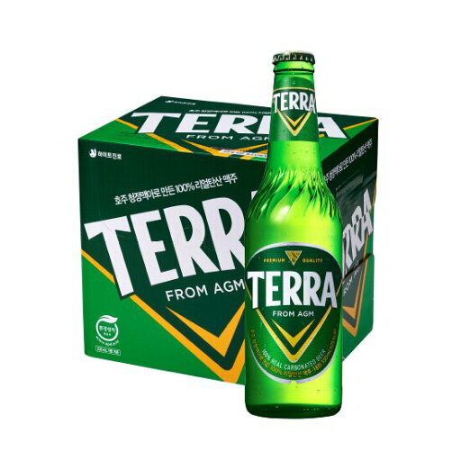 「正規輸入品」【JINRO】TERRA テラビール(瓶)330mlx1箱(20本)★日本版 韓国ビール ビール 韓国ソメック テラ スプーンオープナー プレゼント グリーン瓶 「正規輸入品」【JINRO】TERRA テラビール(瓶)330mlx1箱(20本)★日本版 韓国ビール ビール 韓国ソメック テラ スプーンオープナー プレゼント グリーン瓶