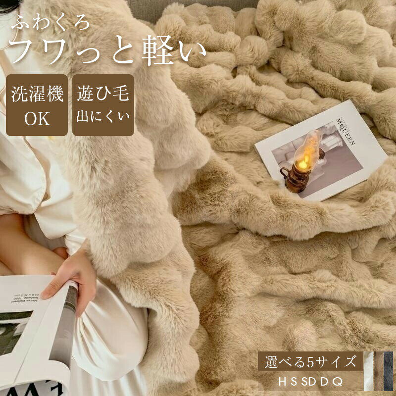 2枚合わせ 毛布 暖かい ふわとろ毛布 入り 高級 吸湿発熱 掛け毛布 可愛い 冬用 厚手 ブランケット 北..