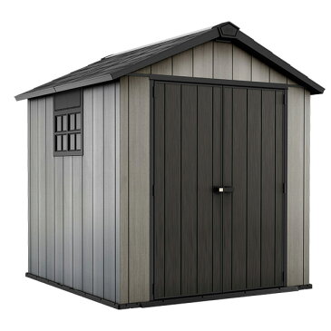 【組立施工付き物置】Oakland 757 Outdoor Shed（ケター　オークランド757 大型屋外収納庫）【大型宅配便Y】代金引換不可/おしゃれ　ケター　ケーター　小屋　物置　収納庫　大型　ガーデニング　タイヤラック　自転車置き場　バイク置き場