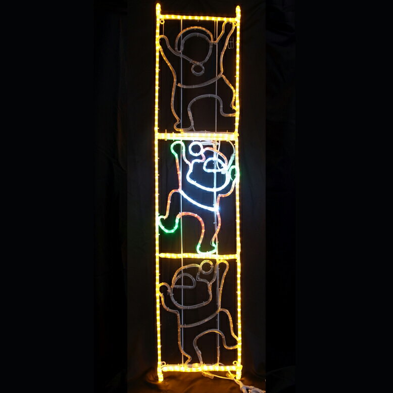 LEDモチーフライト イルミネーション コロナ産業 ハシゴサンタ170cm【メーカー直送...