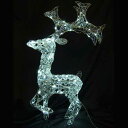 イルミネーション クリスマス アニマル LED DIY 飾り LED リトル クリスタル トナカイ 【メーカー直送/代金引換・同梱不可】