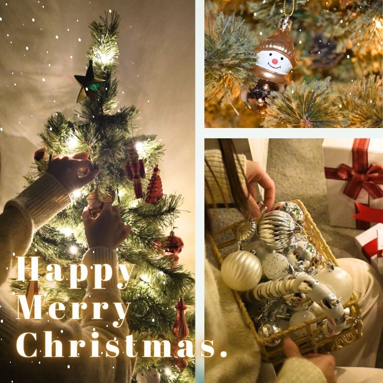 DEPOS 2号館の先行予約10月上旬入荷予定 ≪早期特典付き≫ クリスマスツリー クリスマス 卓上 イルミネーション ゴールド 北欧 LED ライト 電飾付き ギフト 送料無料 キャロルツリー 120cm オーナメントセット 22個付き｜アングル3