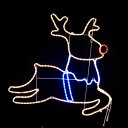イルミネーション 屋外用 クリスマス トナカイ 電飾 LED 2Dモチーフライト DIY 飾り付け 店舗 装飾 ディスプレイ パーティー 結婚式 イベント 灯り...