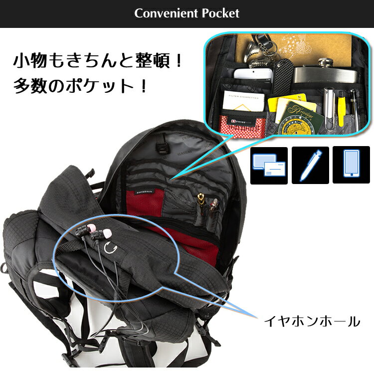 SWISSWIN SWE9972 リュック リュックサック バックパック 林間学校　耐久性バック...