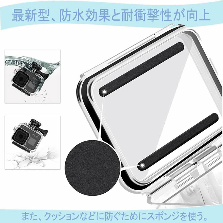 GoPro HERO9 �ɿ�ϥ����󥰥����� �����֥ϥ����� �ɿ� �ɿ� �ݸ���� �忼50m ���滣���� ���ʼ�