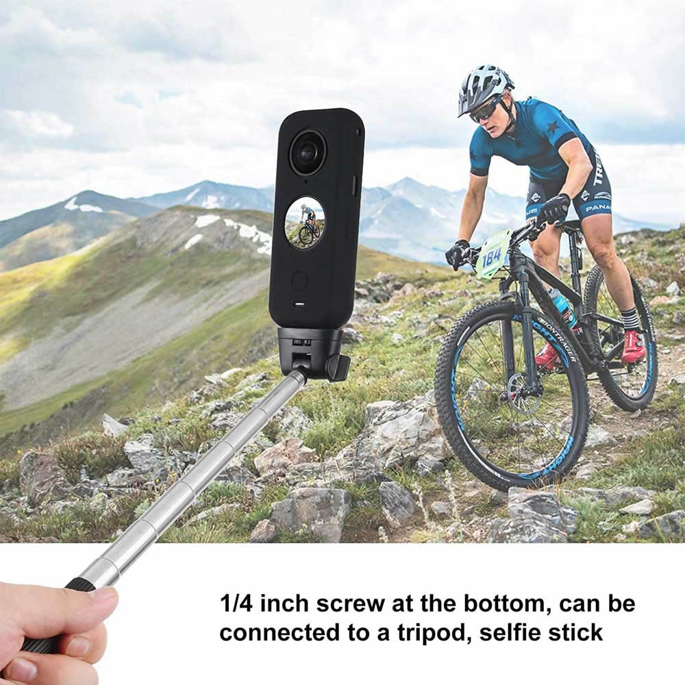 Insta360 ONE X2 アクションカメラ 用保護シリコン カバー レンズキャップケース+...