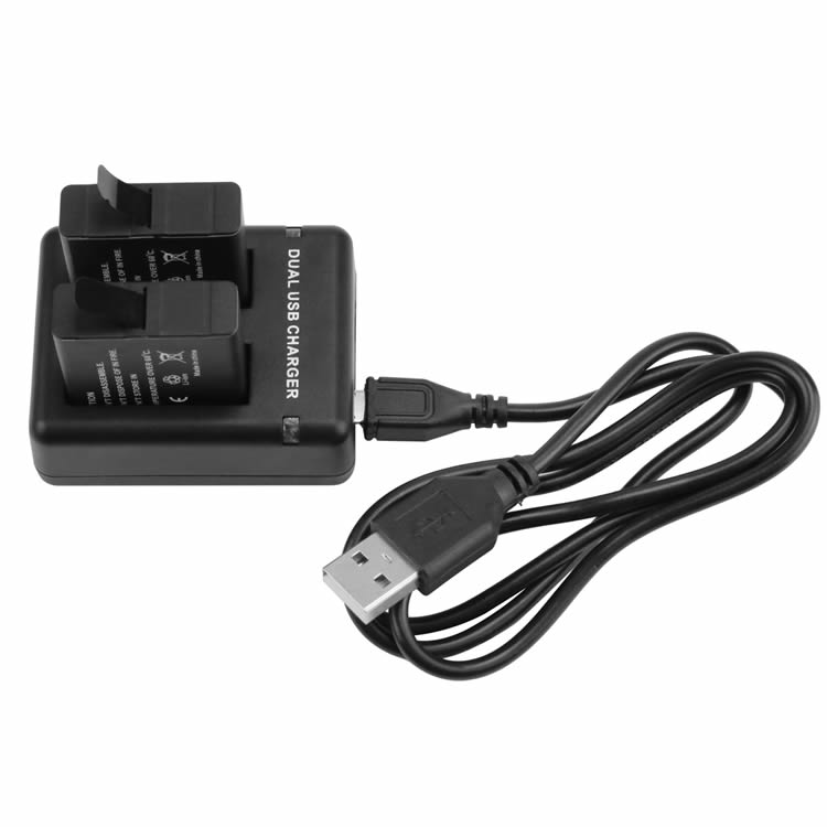 Gopro hero9 バッテリー用充電器 2個同時充電 バッテリーチャージャー 2チャンネル...