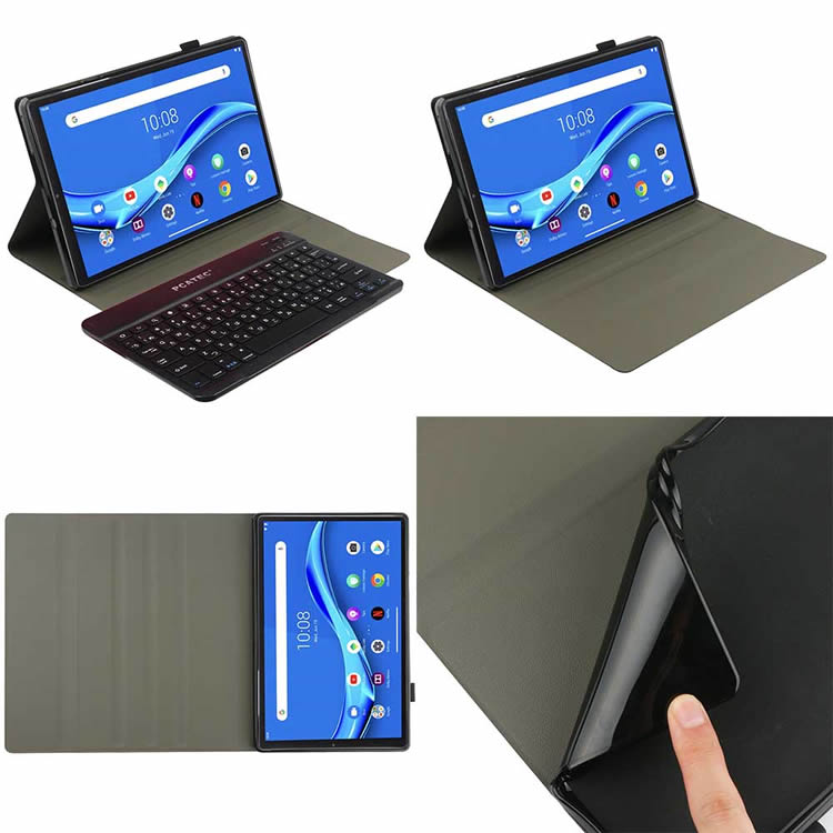 SOFTBANK Lenovo TAB6 10.3インチ 5G 超薄ケース付き Bluetooth キーボード US配列 かな入力 リモートワーク最適 在宅勤務 レノボ タブ6 タブレット用キーボード hanye-10003410 HANYE Mart サンプル画像3