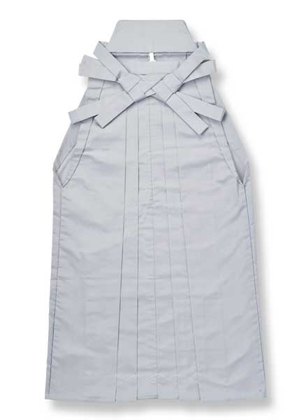 無地袴［はかま］-銀鼠-