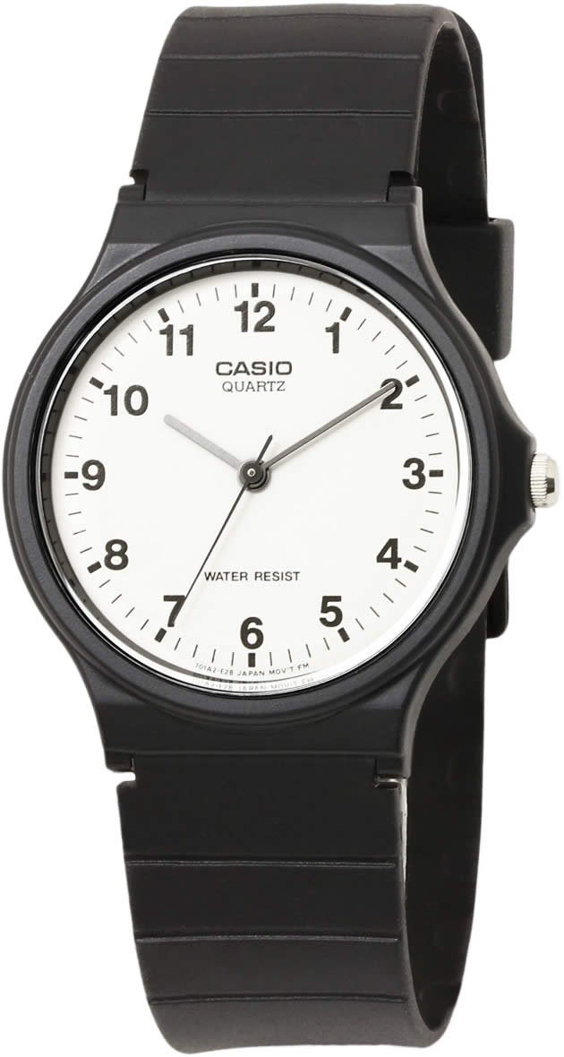 【メール便送料無料】チプカシ 腕時計 アナログ CASIO カシオ チープカシオ ウレタンベルト MQ-24-7BL メンズ レディース ユニセックス ボーイズウォッチ 軽量 ラウンドケース 激安 プレゼント 人気