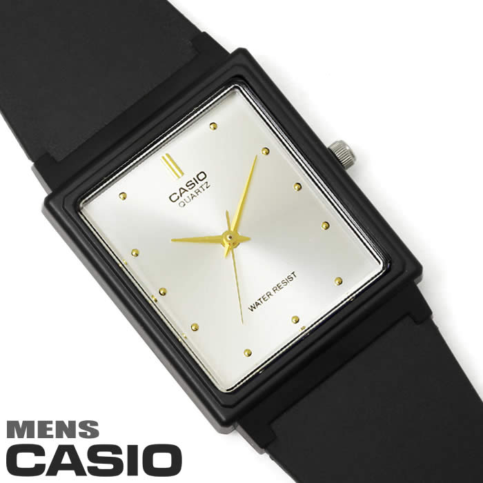 チプカシ 腕時計 アナログ CASIO カシオ チープカシオ ウレタンベルト MQ-38-7A メンズ レディース ボーイズウォッチ 軽量 ブラック レクタンギュラー ゴールド シルバー 激安 プレゼント 人気