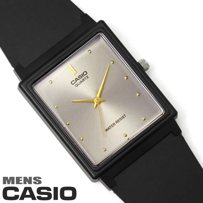 チプカシ 腕時計 アナログ CASIO カシオ チープカシオ ウレタンベルト MQ-38-8A メンズ レディース ボーイズウォッチ 軽量 ブラック レクタンギュラー ゴールド シルバー 激安 プレゼント 人気