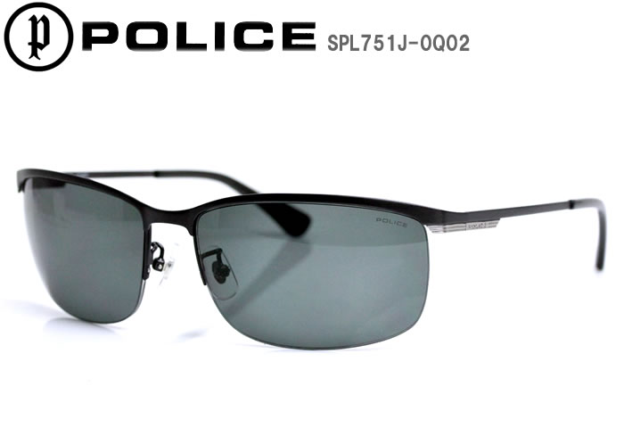 POLICE ݥꥹ 󥰥饹 eyewear ϡե ѥǥ UVå BLACKBIRD SPL751J-0Q02 ץ쥼 Ф  ä ǽ    饵  եå ܿ͸ 㡼 ǿǥ