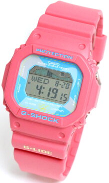 CASIO カシオ G-SHOCK G-ショック Gライド GLX-5600 腕時計 デジタル GLX-5600VH-4 メンズ ピンク ラッピング無料可能 アウトドア スポーツ カジュアル かっこいい スポーツライン 薄型 コンパクト サーフボード サーフポイント タイドグラフ 干潮 満潮 20気圧