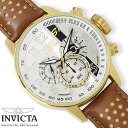 【送料無料】腕時計 メンズ INVICTA S1 ラリー インビクタ クロノグラフ 革ベルト 19287 防水 レーシングウォッチ ブランド 激安 GMT S1...