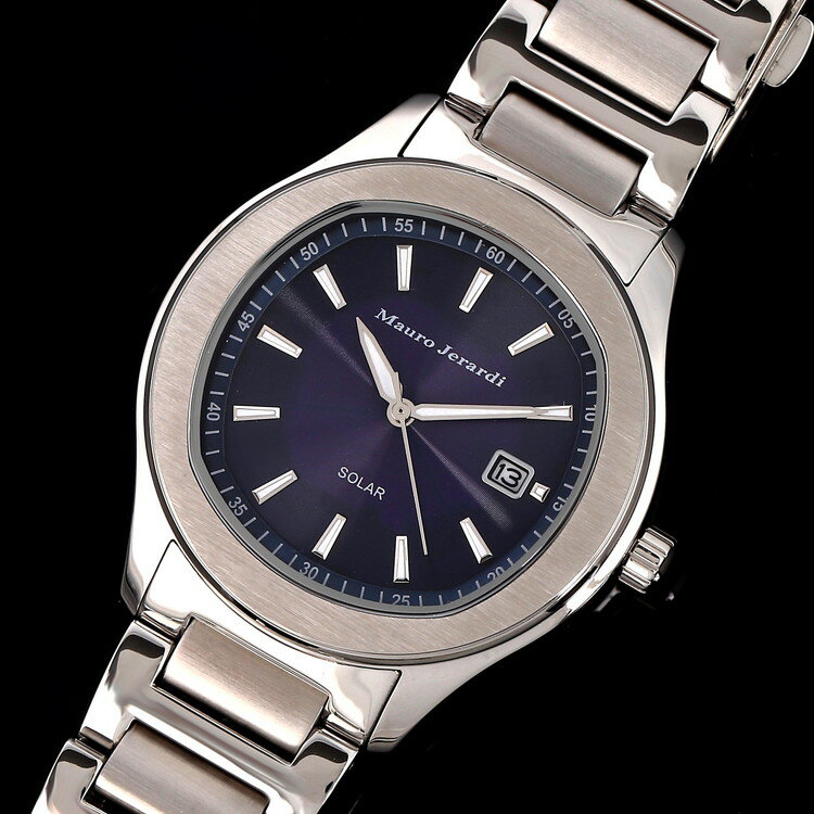 【贈り物にお薦め】【日本製ムーブメント】 メンズ 腕時計 マウロジェラルディ メンズ腕時計ソーラー 3針 デイトカレンダー 男性用腕時計 メンズウォッチ MJ053-2 かっこいい 注目 ラッピング無料可能 SNS インスタ プレゼント 誕生日 バレンタインデー ランキング