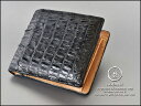 GODANE ゴダン 本革 クロコダイル メンズ 二つ折り財布 黒 ブラック かっこいい 大人 おすすめ ギフト プレゼント 誕生日 バレンタイン 高級
