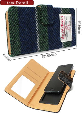 【あす楽】iPhoneケース 手帳型 iPhone6 iphone6s plus ハリス・ツイード スマホケース Xperia GALAXY ガジェット ブランド Harris Tweed Y06115A-0 人気 プレゼント ギフト 激安 セール【全機種対応】【粘着シートタイプ】【スマートフォンケース】