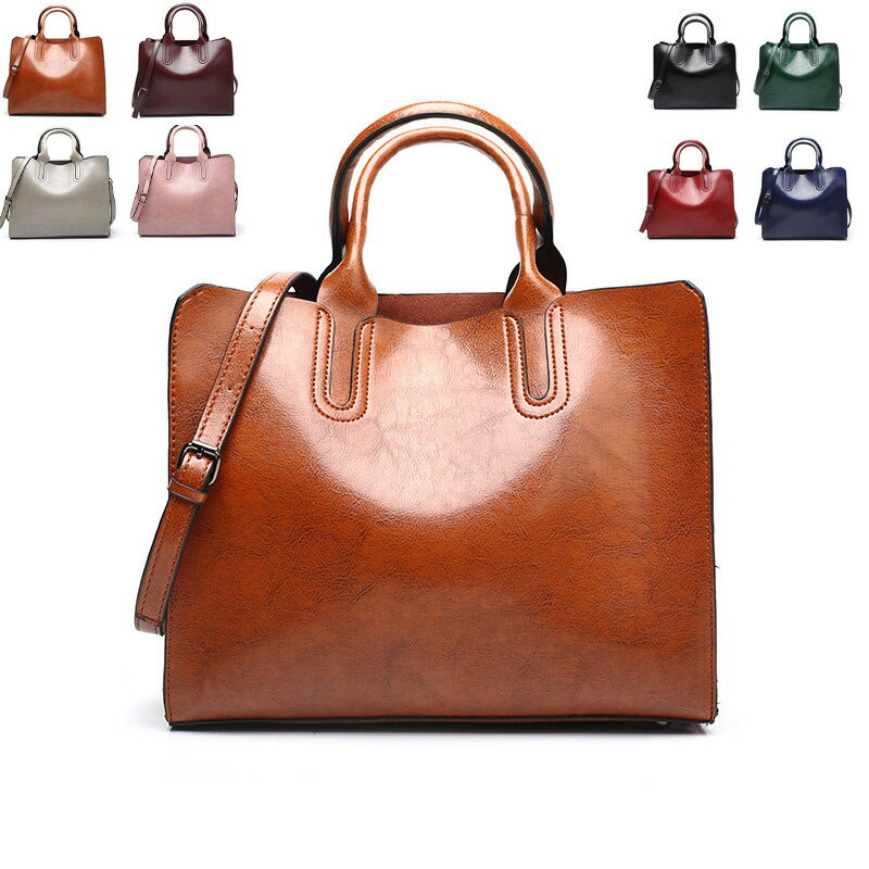 Rakuten - トートバッグ レディース A4 レザー 女子 肩掛け 通勤バッグ ショルダー トート 通学 ポケット おしゃれ 大容量 旅行 大人 OL オフィス ビジネス バッグインバッグ 大きい かばん 女性 春夏 春バッグ トートバック プレゼント 仕事バッグ 仕事鞄 大人 収納 2way