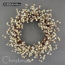 クリスマスリース 玄関 飾り 外径約40*40cm 北欧 玄関リース 外 大きいサイズ クリスマス置物 リース クリスマスプレゼント ギフト お歳暮 送料無料 店舗 ゴージャス 壁掛け ウォールツリー 装飾 ディスプレイ クリスマススワッグ christ