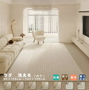 ラグ 洗える オールシーズン 80×120cm〜200×300cm4.5畳 カーペット ラグマット おしゃれ 北欧 滑り止め ラグカーペット 夏用 冬用 ウォッ...