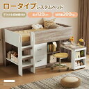 【P20倍限定!】2段ベッド 二段ベッド はしご パイプ パイプベッド ハイタイプ ミドルタイプ アイアンベッド 子供 大人用 スチール×天然木 異素材コンビ ヴィンテージ調インテリアシリーズ システムベッド 宮棚 ロフトベッド シングル 北欧風 子供ベッド 子供用 大人用 スチ