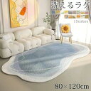 【楽天スーパーSALE半額OFF】送料無料 洗える ラグ 80×120cm 北欧 ラグマット カーペット おしゃれ ふわふわ シャギーラグ マット ラグカーペット カーペット ラグ