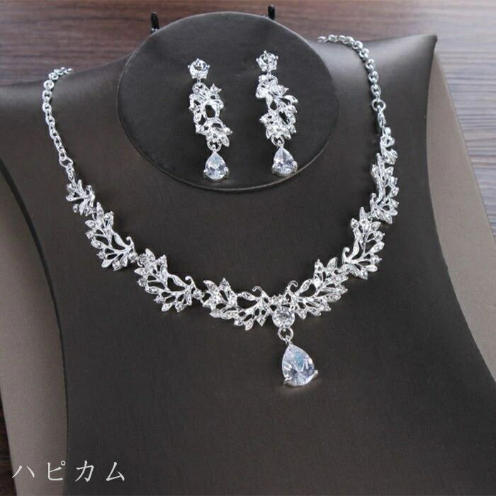 【楽天スーパーSALE半額OFF】THOM WILLS ネックレス ウェディングアクセサリー ピアス ウェディング小..