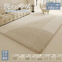 【楽天スーパーSALE半額OFF】ラグ ラグマット 夏用 洗える 長方形 カーペット おしゃれ 滑り止め付き 高級感 ホテル クッション性 ストライプ 幾何学 オールシーズン 韓国風 毛足短い リビング ダイニング 寝室 ボリューム シンプル 大きいサイズ 一人暮らし