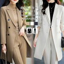 【楽天スーパーSALE半額OFF】スーツ 卒業式 レディース パンツスーツ コート セットアップ 黒 白スーツ 洗える 大きいサイズ フォーマル 面接 オフィス...