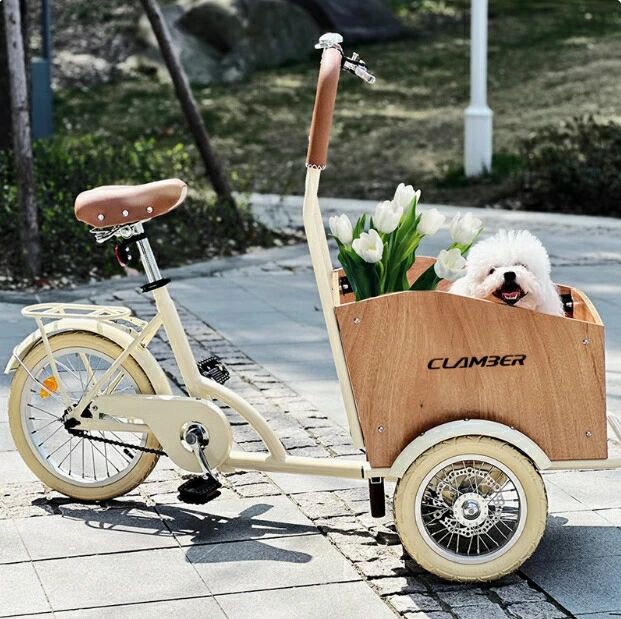 【安心設計】高齢者・子供用三輪自転車 安定性抜群 前かご&後部荷台付き（防錆処理） 軽量アルミフレーム 介護用・買い物に最適