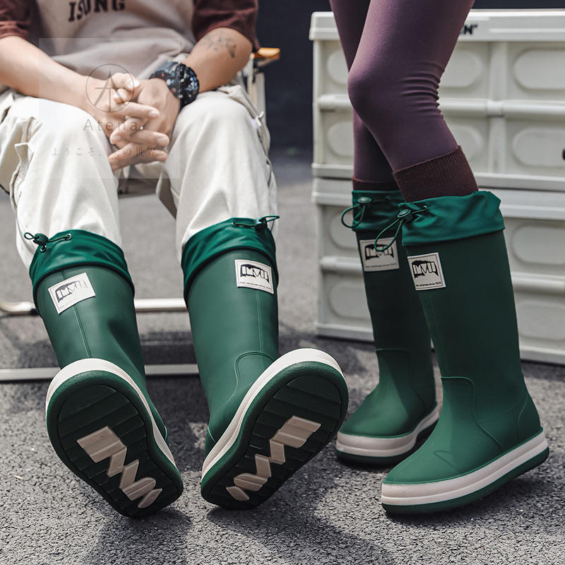 レインシューズ レインブーツ 長靴 ペア 雨靴 ショート丈 メンズ レディース 男女兼用 防水完全防水 柔..