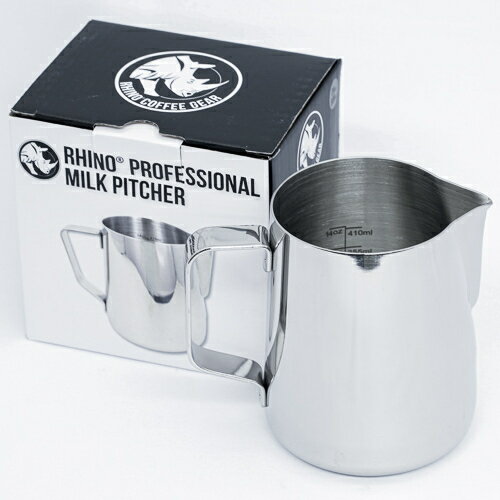 Rhinowares 内側2ヶ所目盛り付き ラテアートピッチャー 20oz.